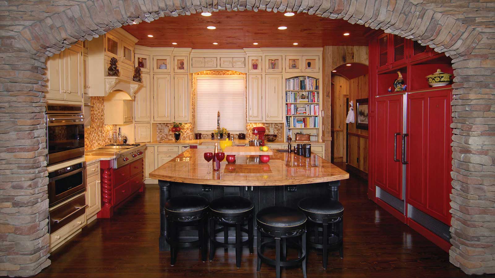 Kitchen cabinets designed by Precision Cabinets, Inc.